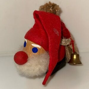 VINTAGE Handmade Wooden Scandinavian Nisse/Santa Claus/Elf